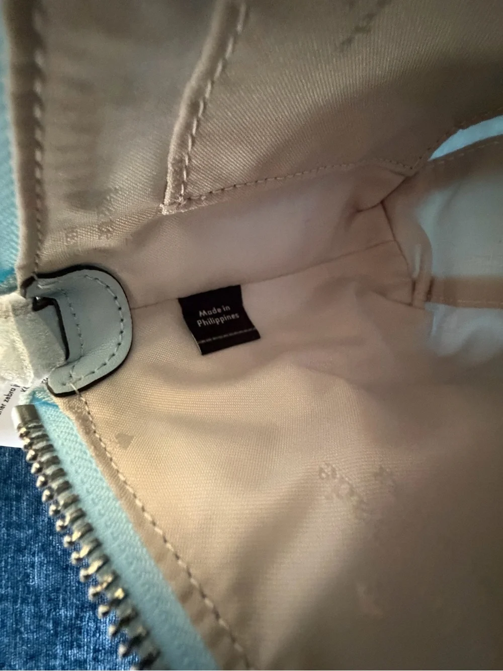 Kate Spade Carter Zebra Cargo Crossbody Bag in Blue multicolor